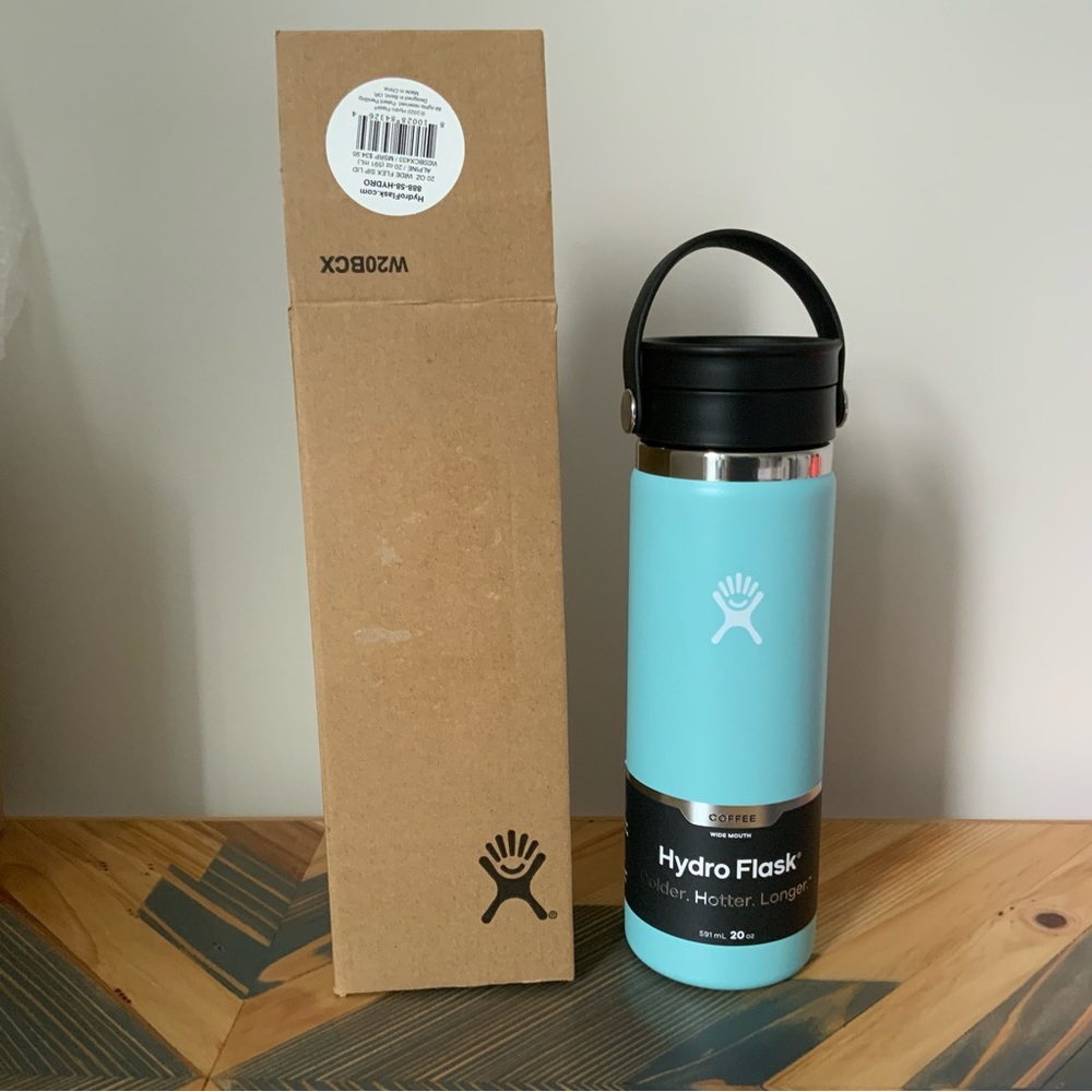 NWT Hydro Flask Alpine Coffee/Flex Sip Lid 20oz Wide Mouth